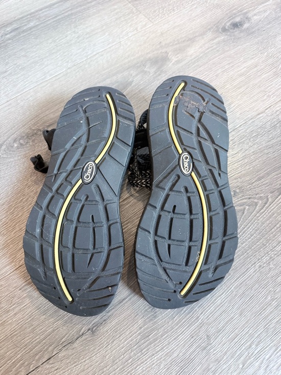 Chaco Women's Strappy Sandals in Black and Gray - Picture 6 of 8